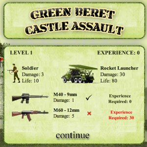 Green Beret Castle Assault